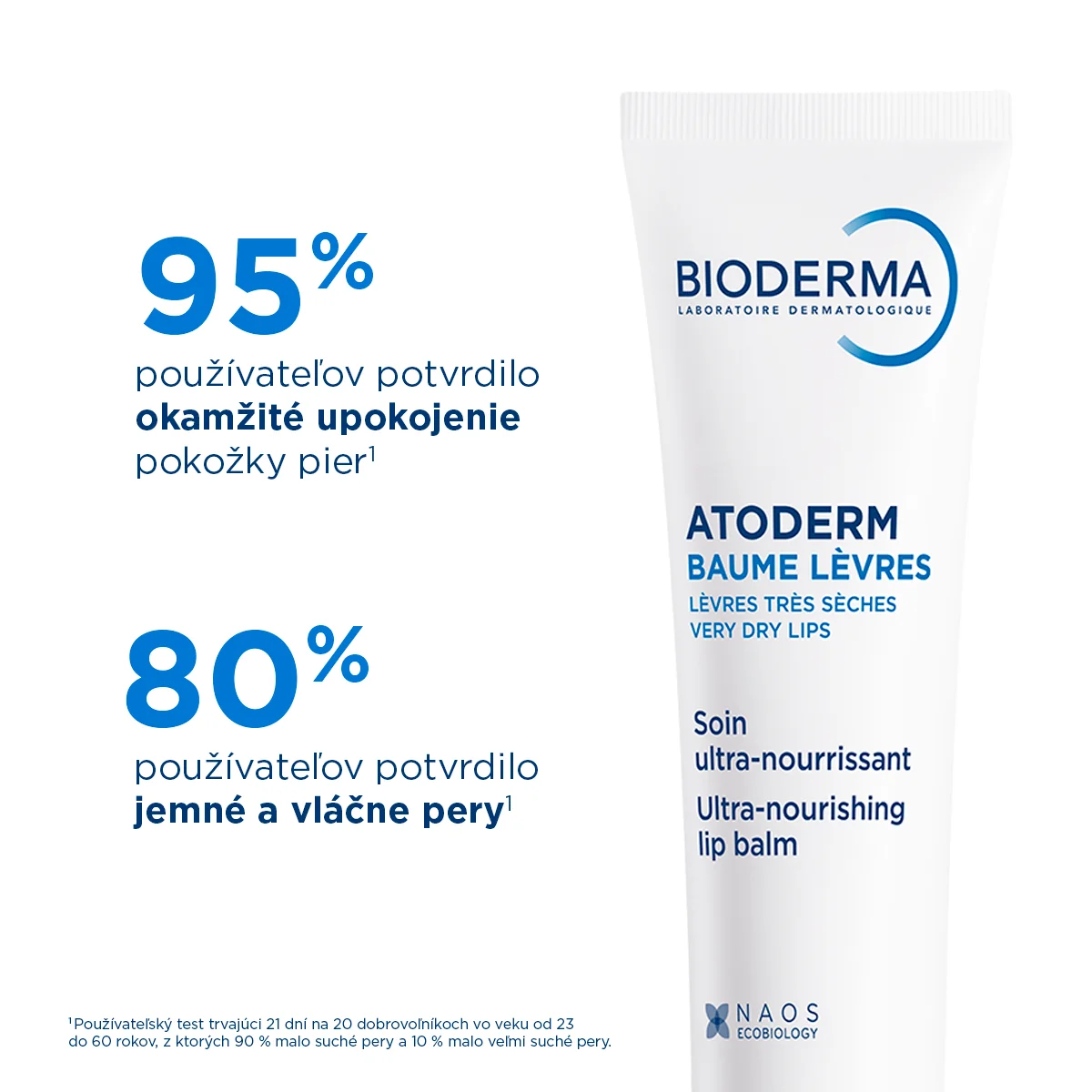 BIODERMA Atoderm Balzám na pery 15 ml