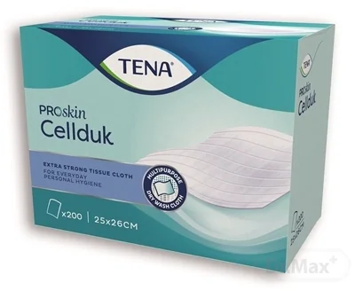 TENA Cellduk Umývacie utierky pre inkontinentých 1×200 ks, utierky 25 × 26 cm