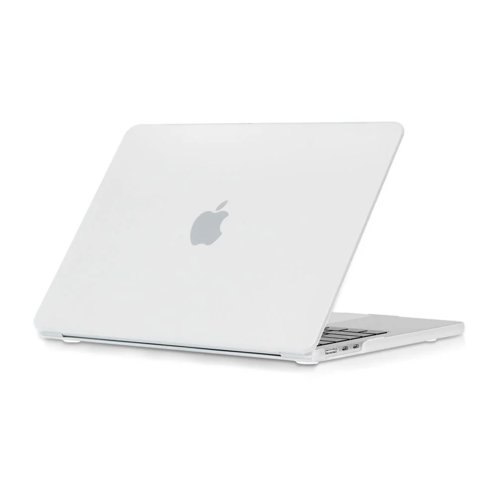 Tech-Protect Smartshell kryt na Macbook Air 13'' M2 – M5 2023-2026, matný priesvitný tný priesvitný