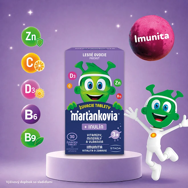 STADA Marťankovia s inulínom 1×30 tbl, cmúľacie