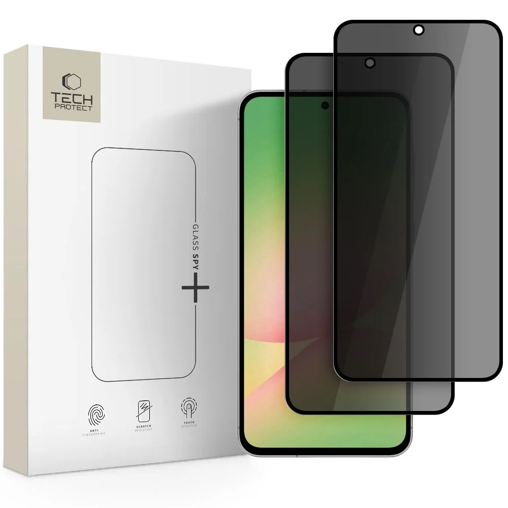 Tech-Protect Glass Spy 2x ochranné sklo na Samsung Galaxy A36 / A56 5G, čierne , čierne