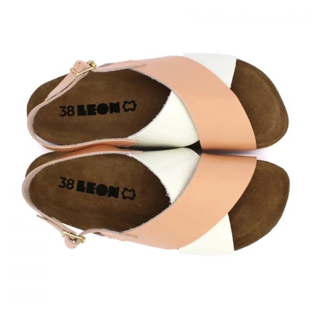 Leon 4302 Dámske zdravotné korkové sandále 35 - 22 cm, čierna, 2,0 cm
