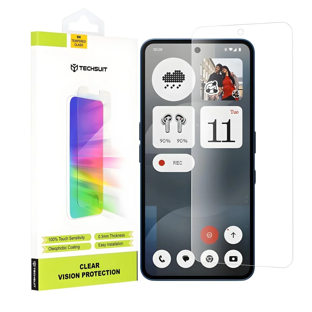 Temperované sklo 9H pre Nothing Phone (3a) Pro