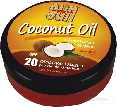 SUN COCONUT OIL Opaľovacie maslo SPF 20