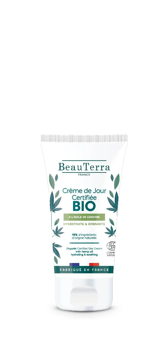Beauterra Organic Day Cream Aloe Vera&Hemp