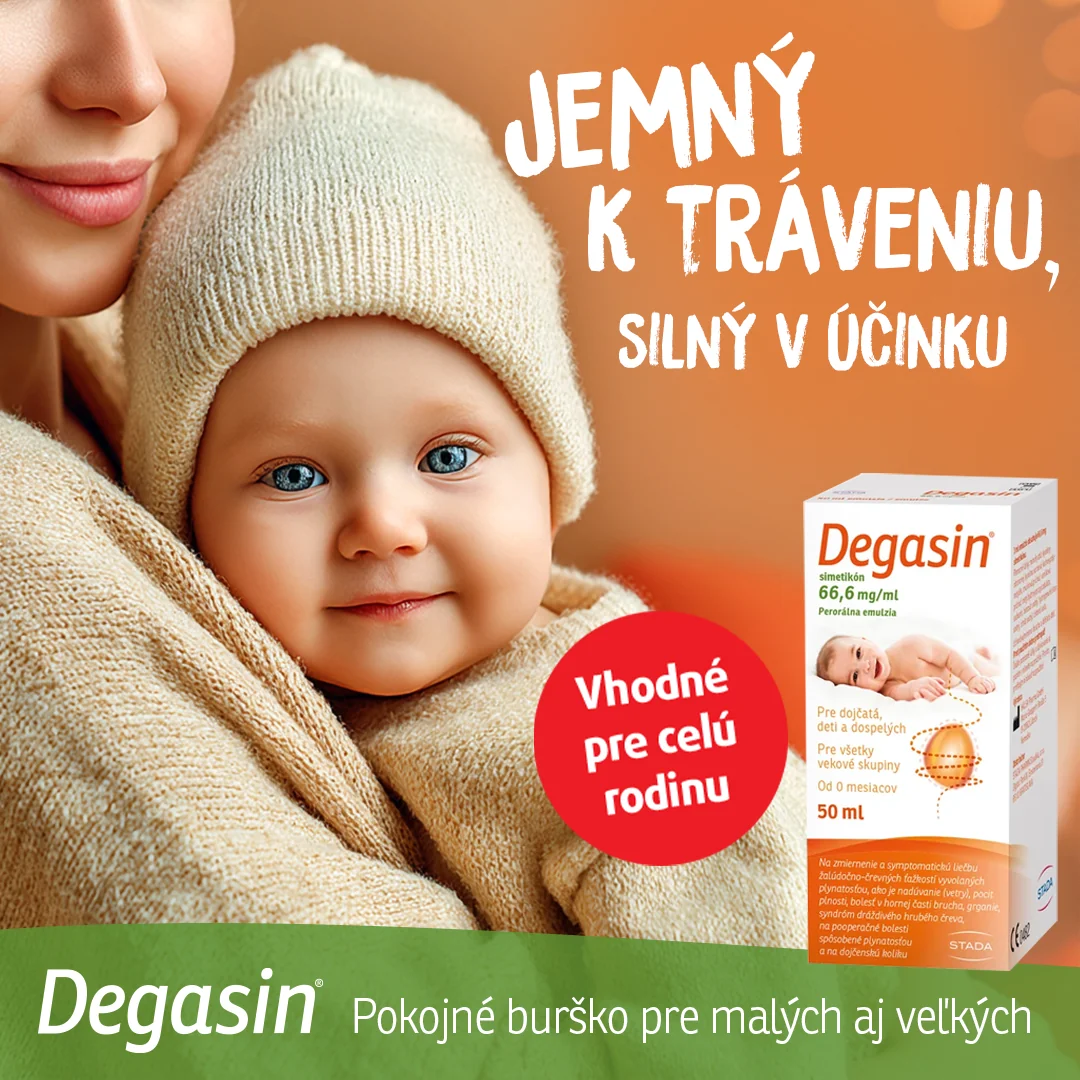 Degasin Simetikón 66,6 mg/ml 1×50 ml, perorálna emulzia