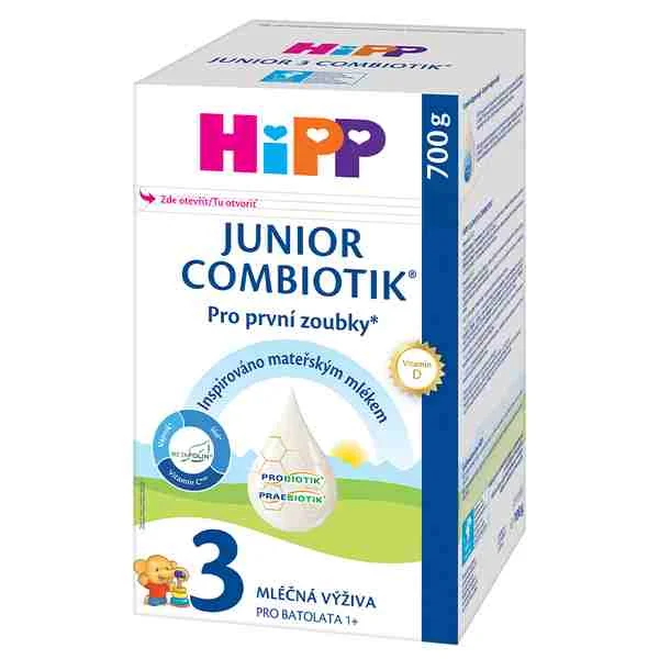 Batoľacie mlieko HiPP 3 JUNIOR Combiotik® 700g 1×700 g, od ukončenia 1.roku