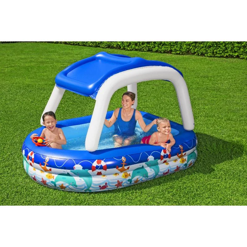 Bestway 54370 rodinný bazén Sea Captain 213x155x132cm