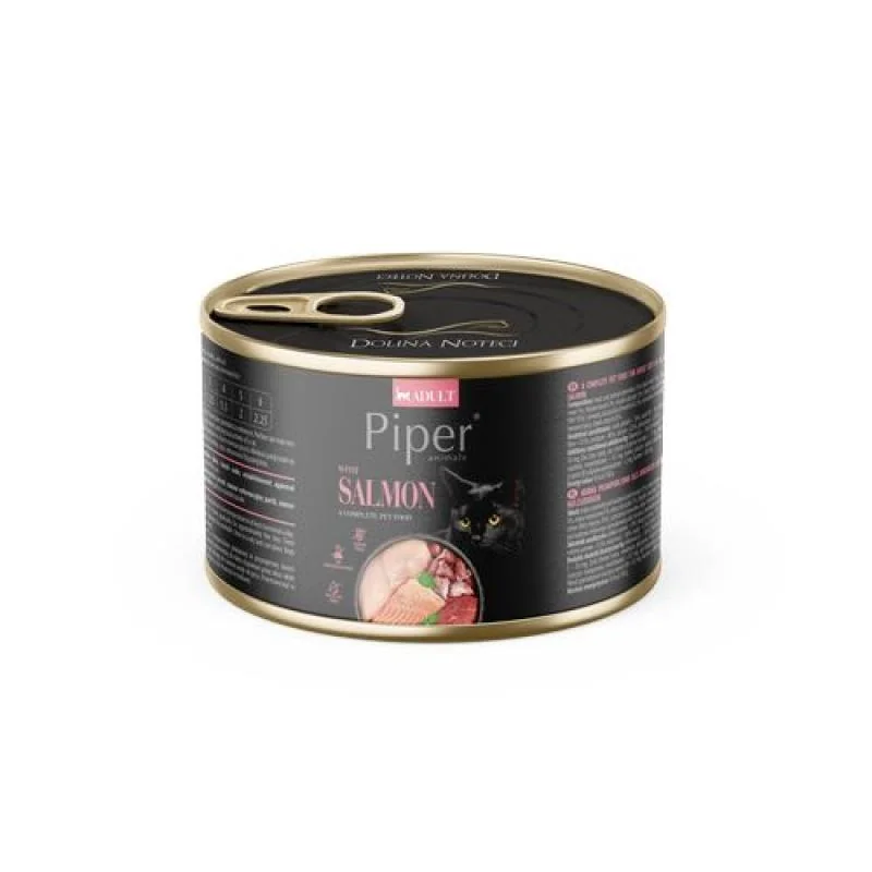 PIPER CAT ADULT 185g losos konzerva pre dospelé mačky