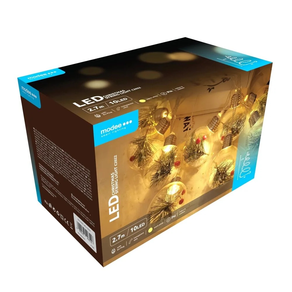 Modee Lighting LED dekorácia 10 LED 3 m teplá biela