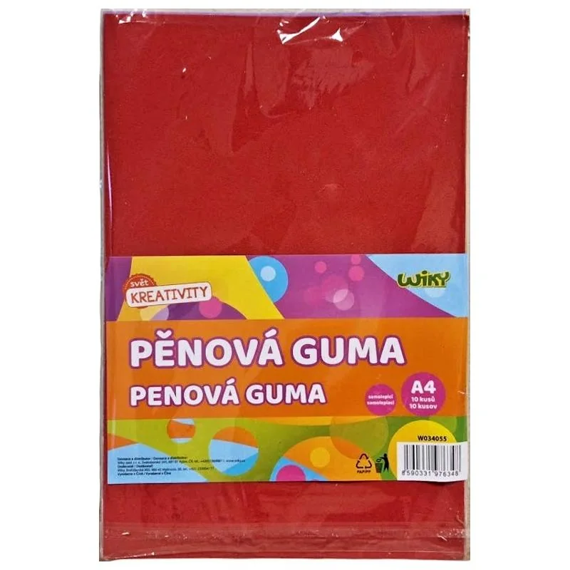 Guma penová samolepiaca A4 10ks