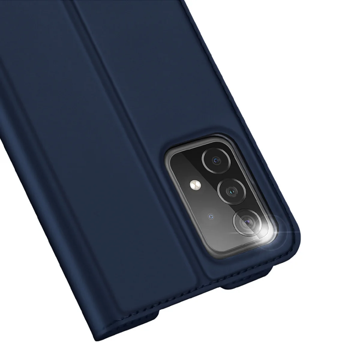 Dux Ducis Skin Pro knižkové kožené puzdro na Samsung Galaxy A73, modré