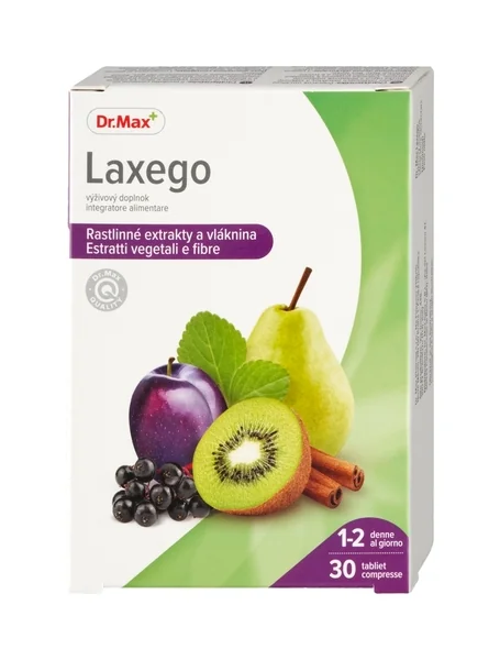 Dr. Max Laxego 30 tbl 1×30 tbl, rastlinné extrakty a vláknina