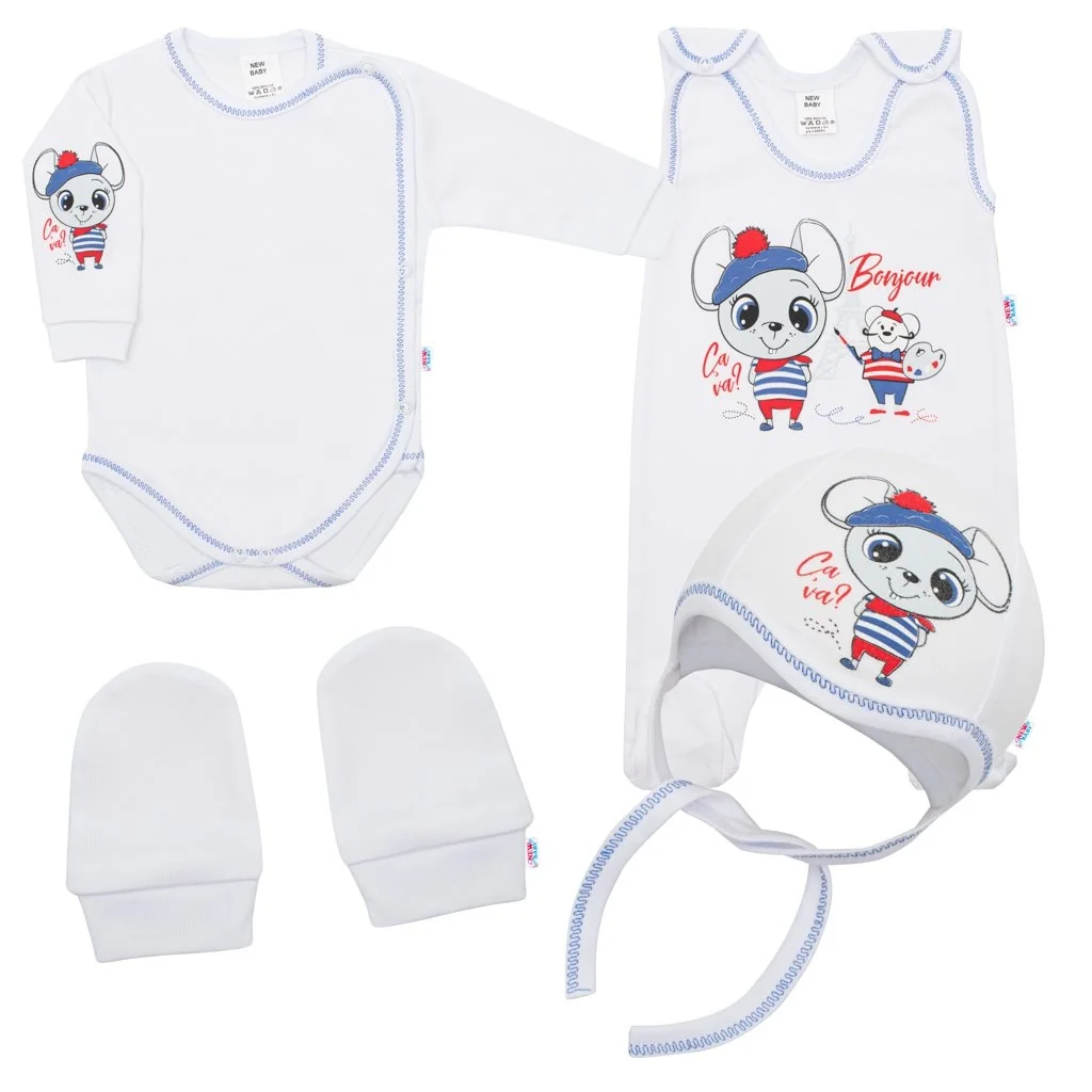 Súpravička 4-dielna New Baby Bonjour