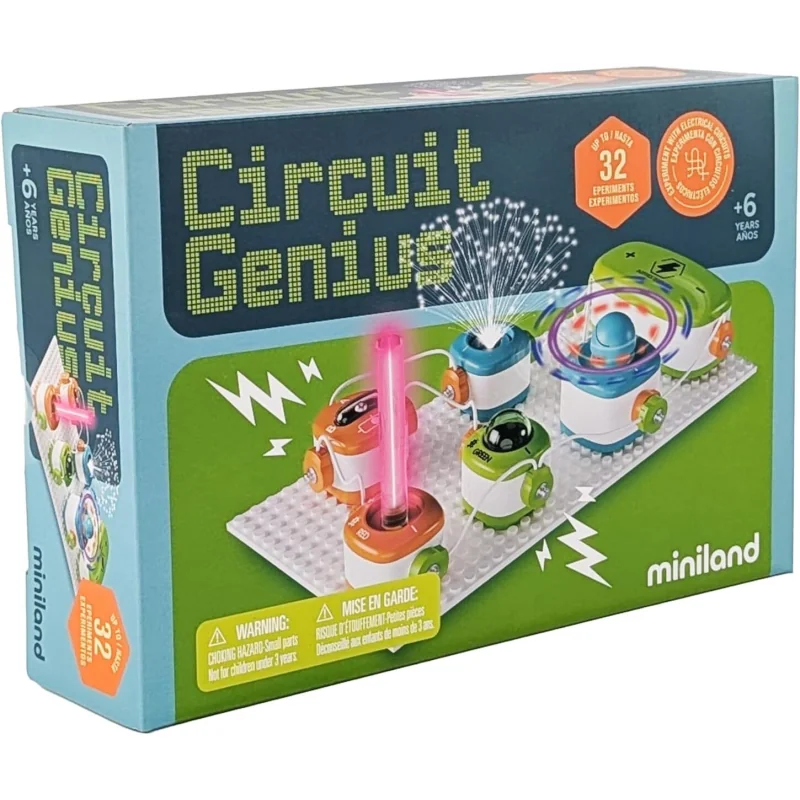 Miniland Electrofun Génius obvodov  Veľká vedecká laboratórna sada Elektronické experimety