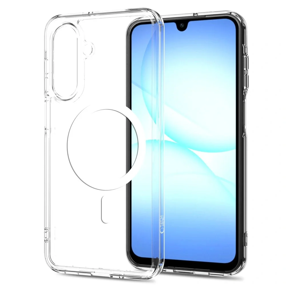 Tech-Protect FlexAir Hybrid MagSafe kryt na Samsung Galaxy A17 / A18 4G / 5G, priesvitný