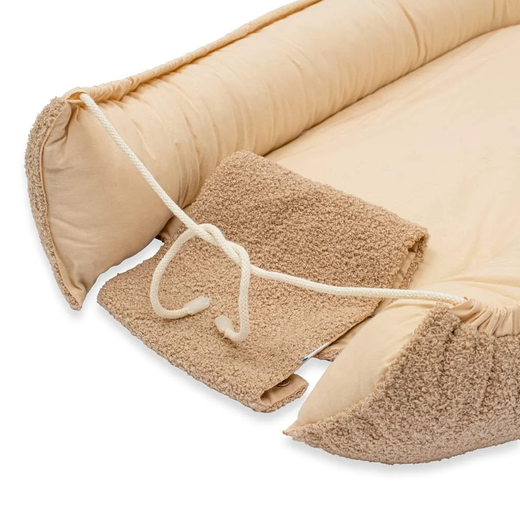 Multifunkčné hniezdočko pre bábätko New Baby Teddy béžové ,