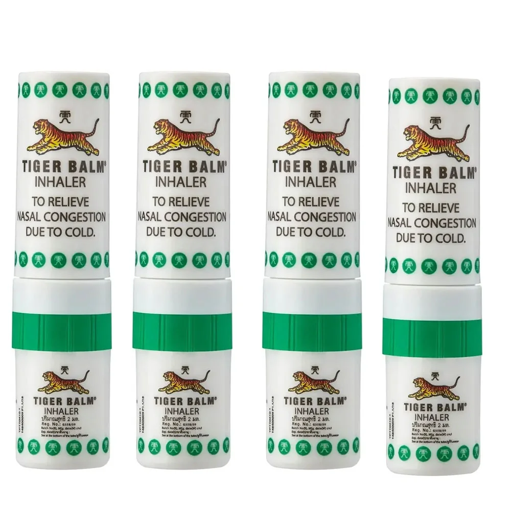 Tiger Balm - Nosný inhalátor | 4ks 4 x 7 g, balzam