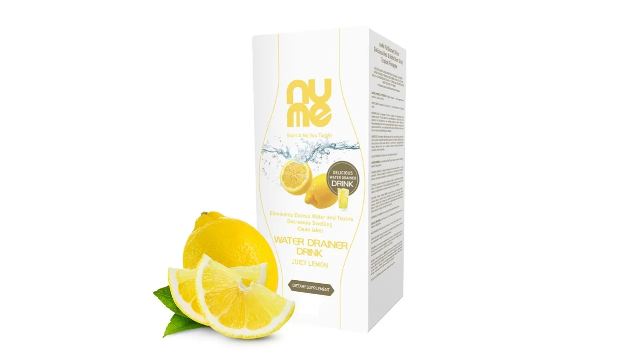 NuMe nápoj na odvodnenie citrón  30g (10 porcií)