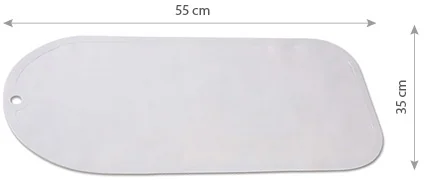 BABYONO Podložka protišmyková do vane biela 55x35 cm 1×1 ks, protišmyková podložka