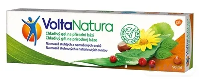 VoltaNatura chladivý masážny gél 1x50 ml, gél na natiahnuté a stuhnuté svaly