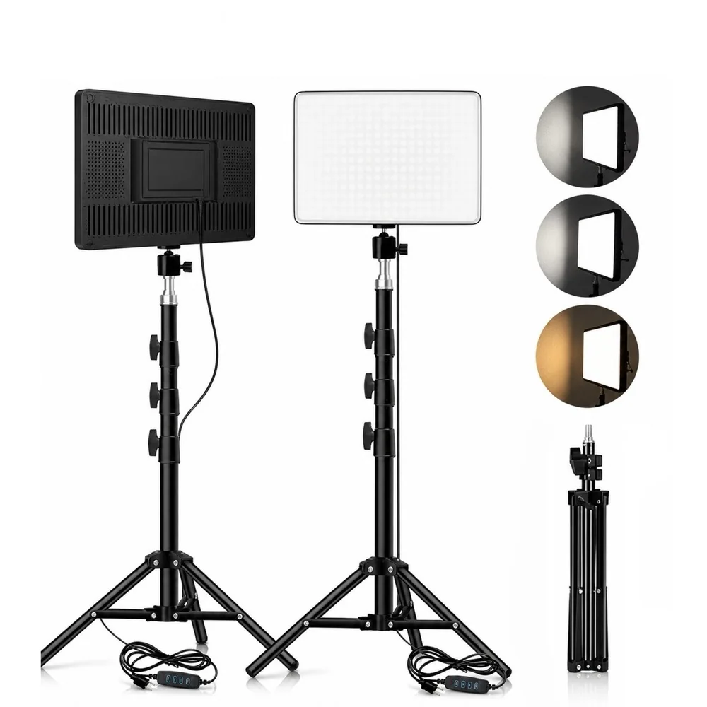 MG RL-19 štúdiové svetlo 42W + statív, čierne