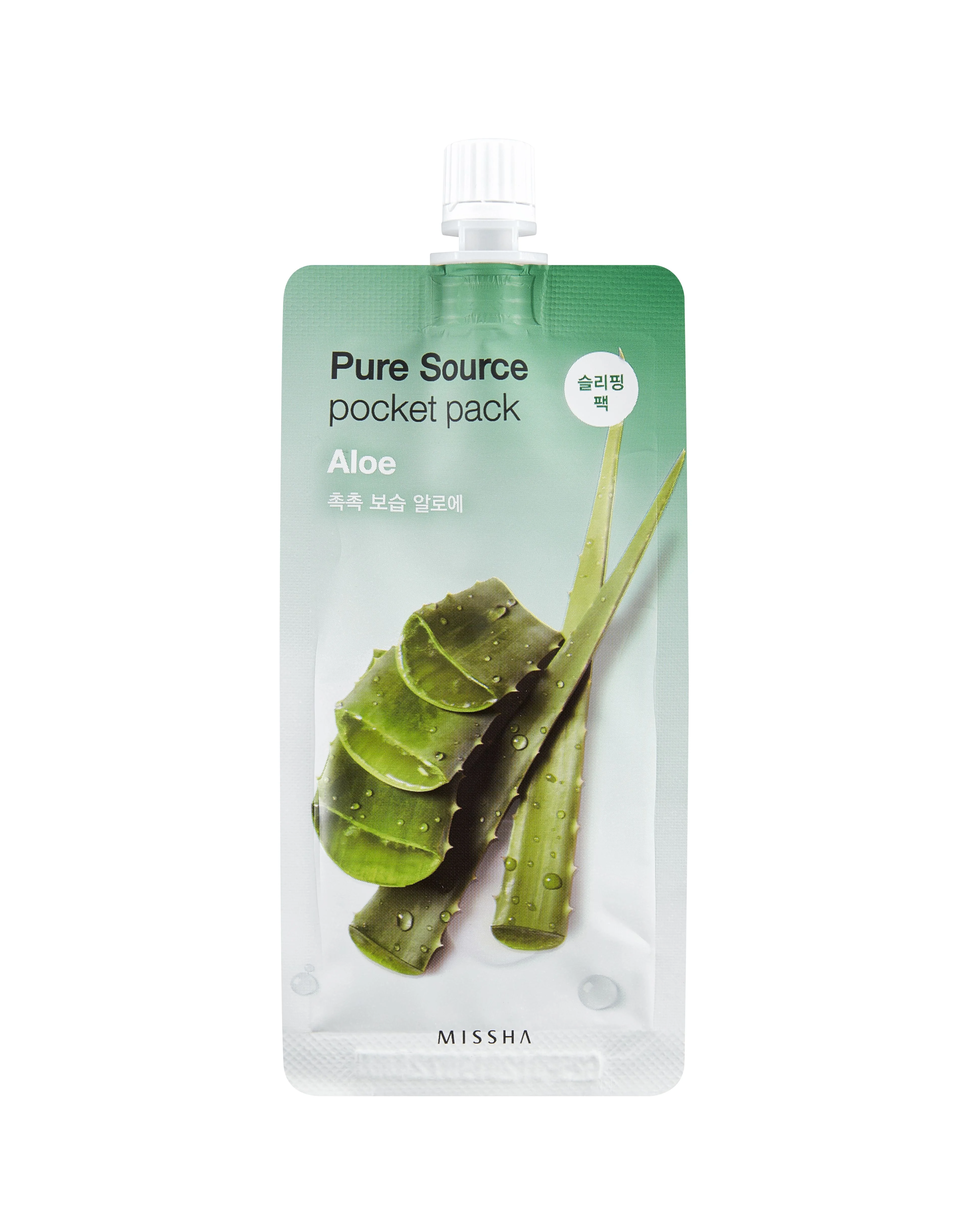 Missha Pure Source Pocket Pack Aloe 10 ml 1×10 ml, hydratačná nočná maska