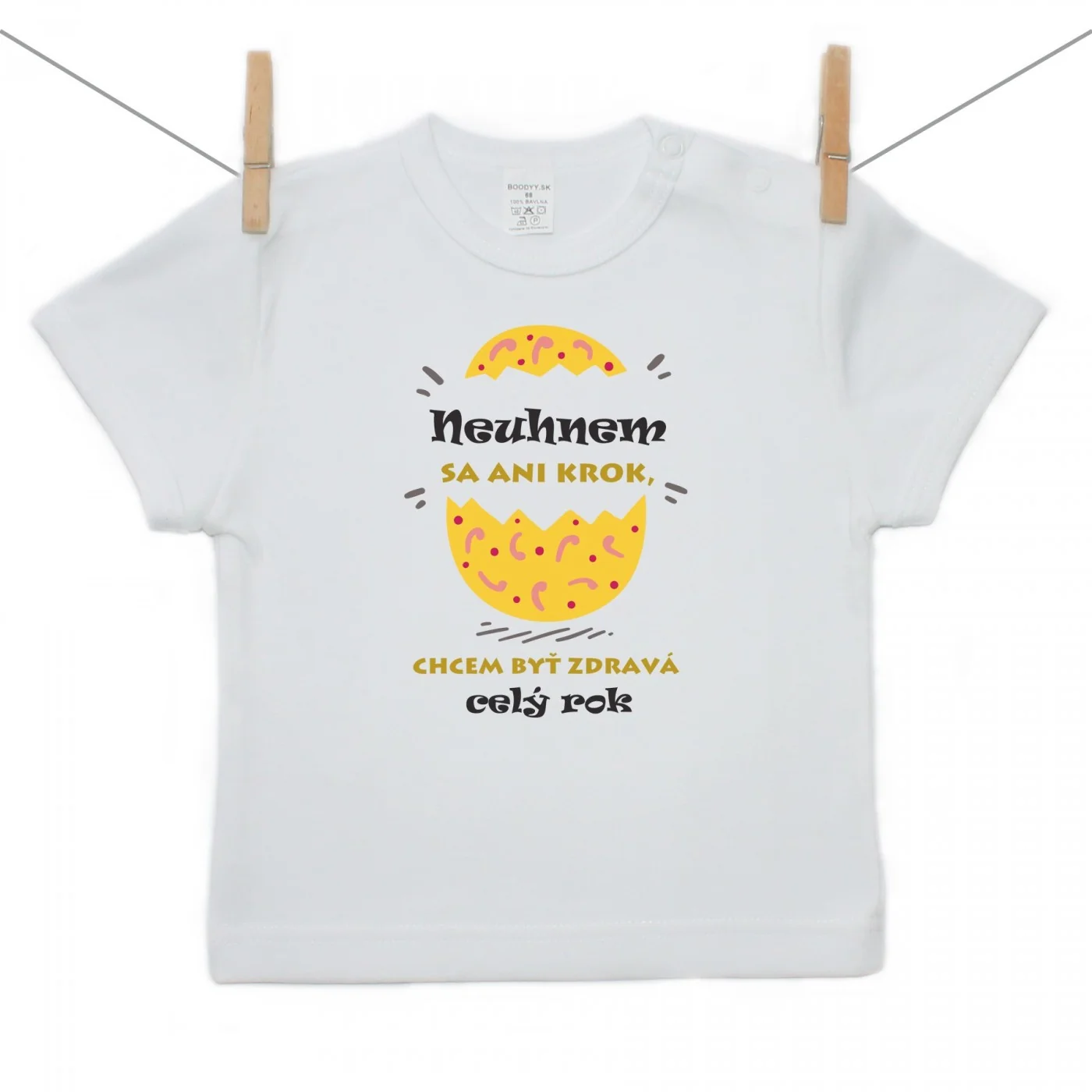 Boodyy Tričko s krátkym rukávom Neuhnem sa ani krok ... Veľkosť: 92