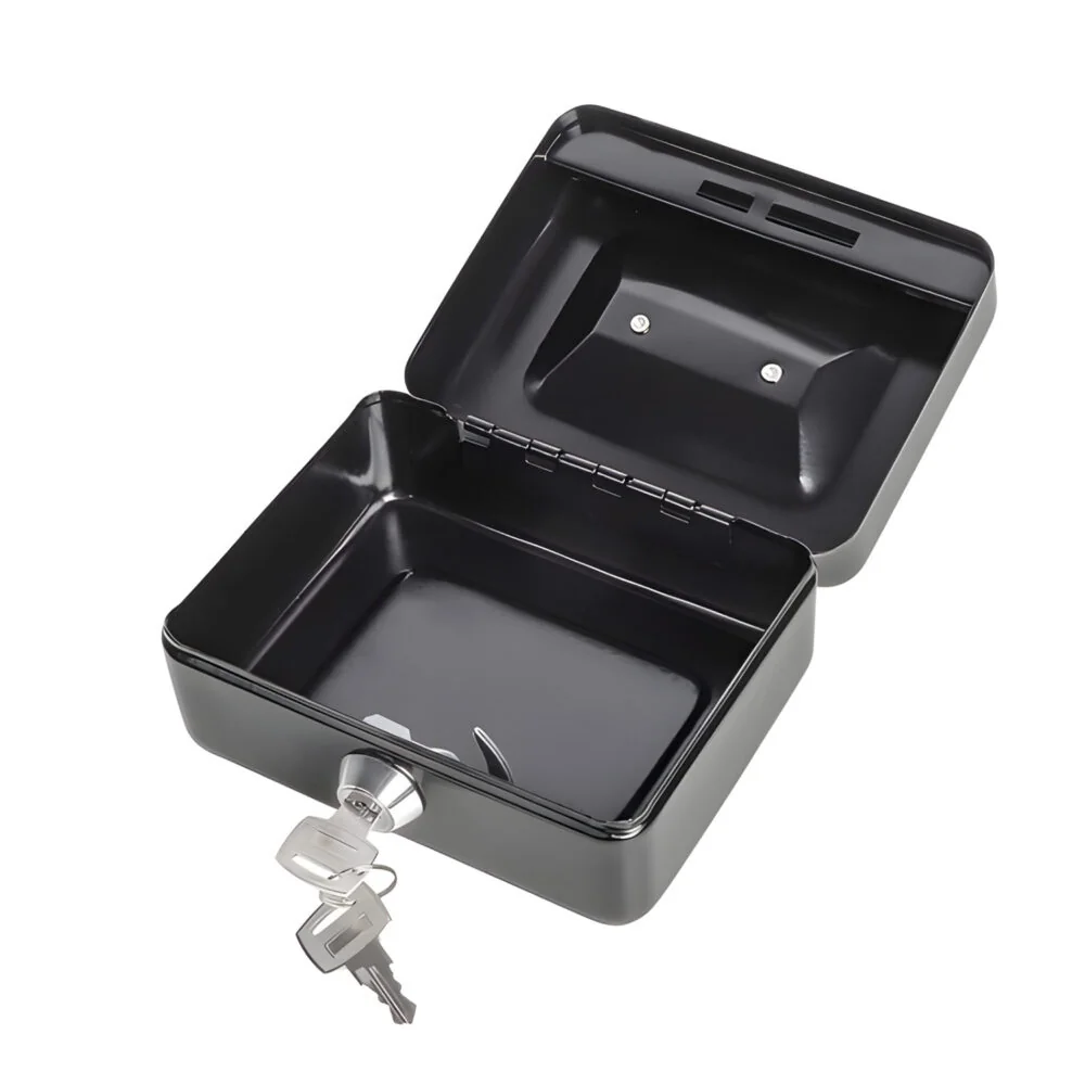MG Money Box trezor na kľúč 20x17cm, čierny