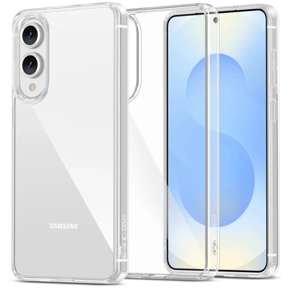 Tech-Protect Flexair Hybrid kryt na Samsung Galaxy S25 Edge, priesvitný ý
