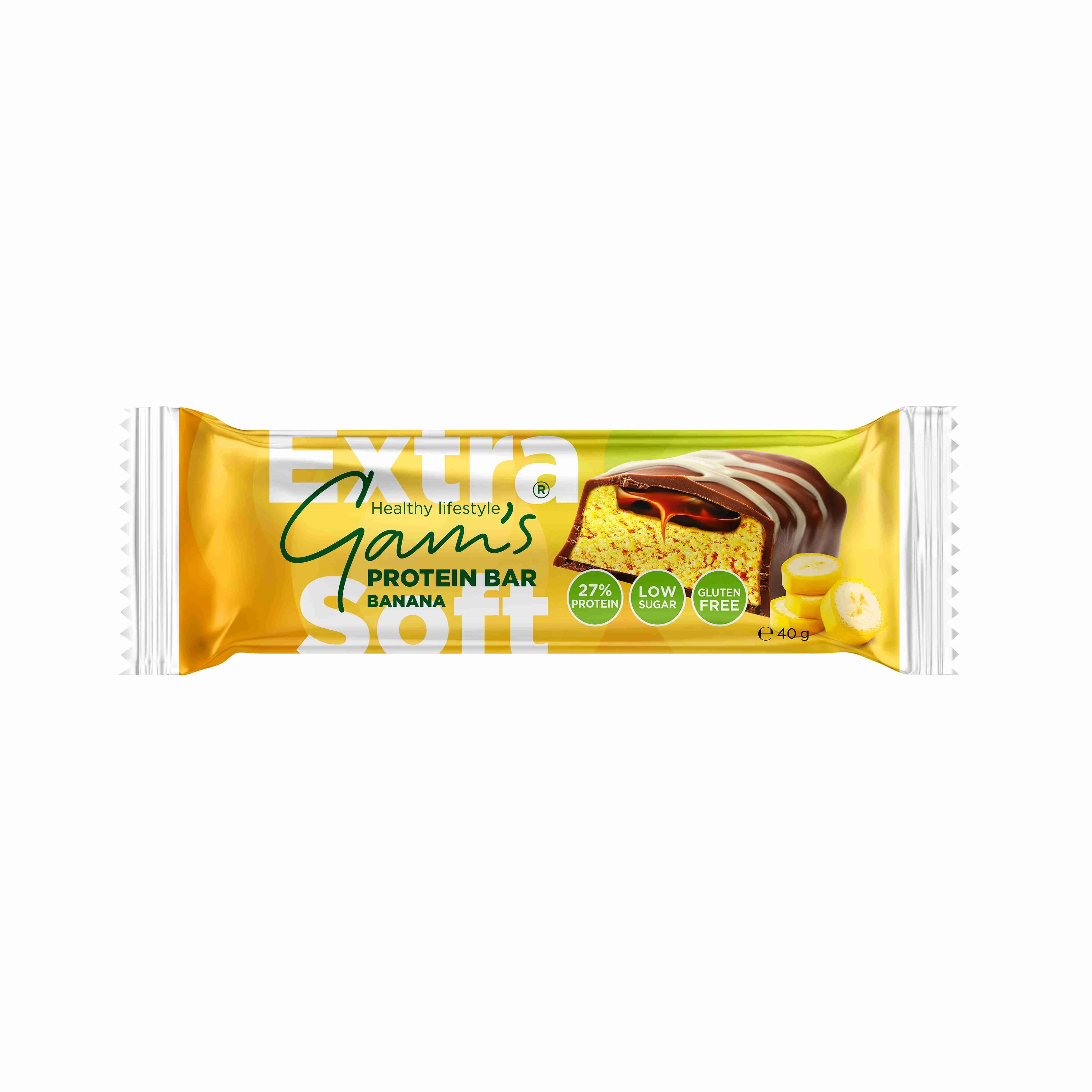 Gam's proteín ExtraSoft Bar Banán 40 g