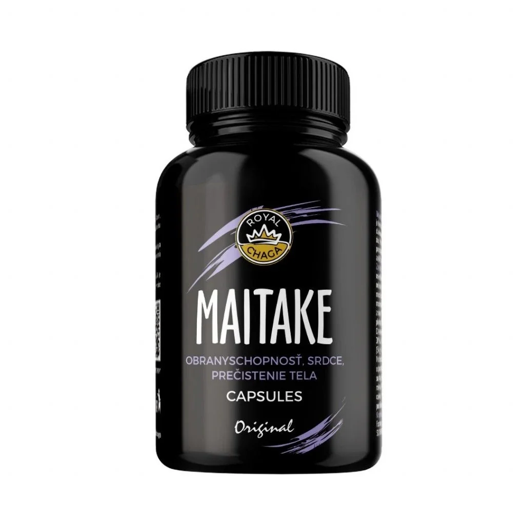 Royal Chaga - Maitake Kapsule Extrakt 1×90 cps, výživový doplnok proti stárnutiu