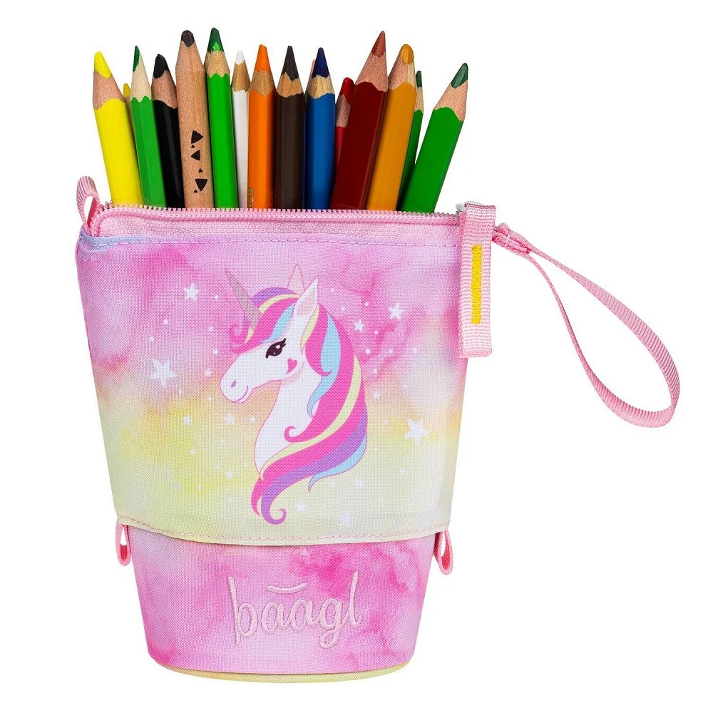 Školský peračník Pastelkovník Rainbow Unicorn GRS Dúhový jednorožec