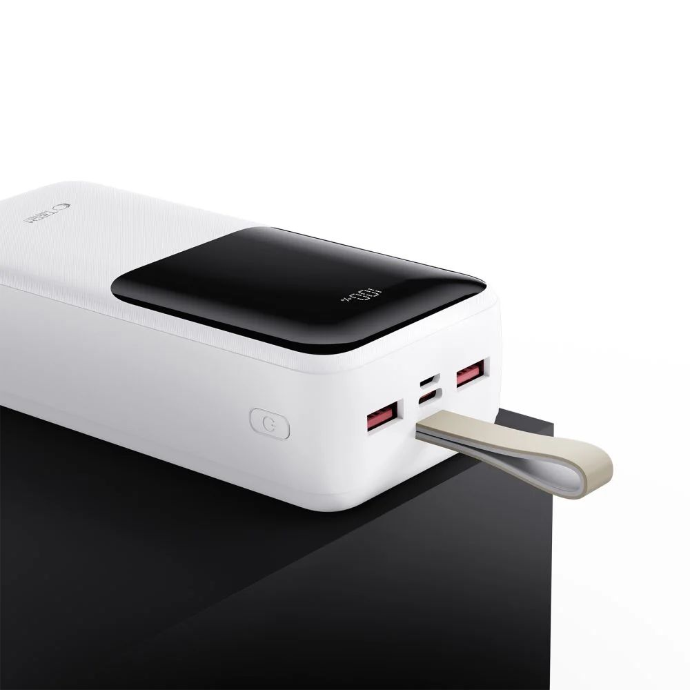 Tech-Protect PB03 Power Bank 30000mAh 2x USB / USB-C / Micro USB 22.5W , biely