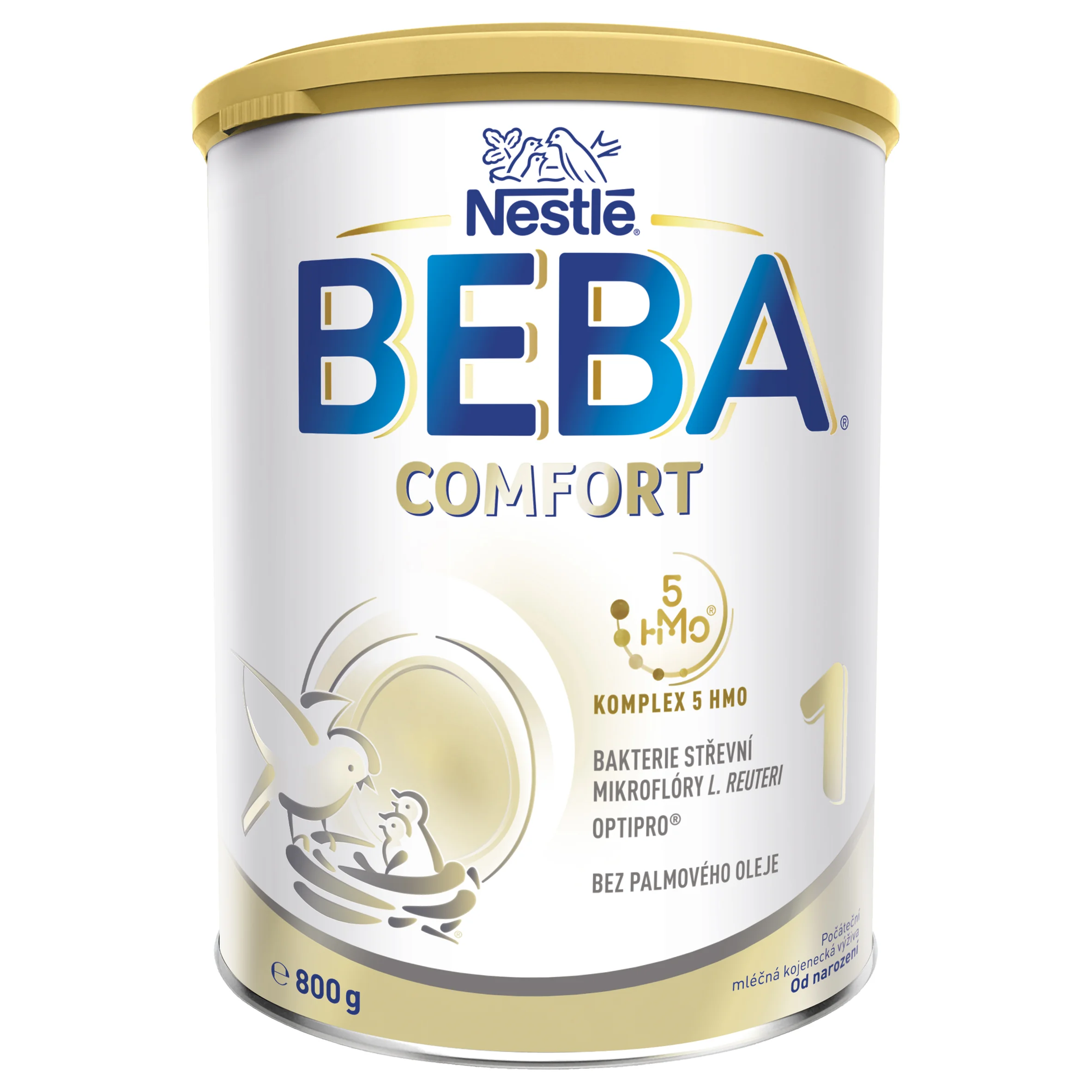 BEBA COMFORT 1, komplex 5 HM-O (počiatočná mliečna výživa (od narodenia)(inov.2026) 1×800 g