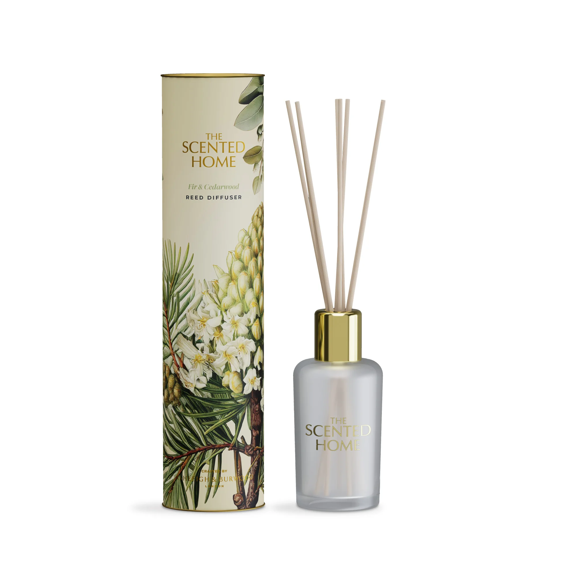 Vianočný difuzér THE SCENTED HOME - FIR & CEDARWOOD 150 ml