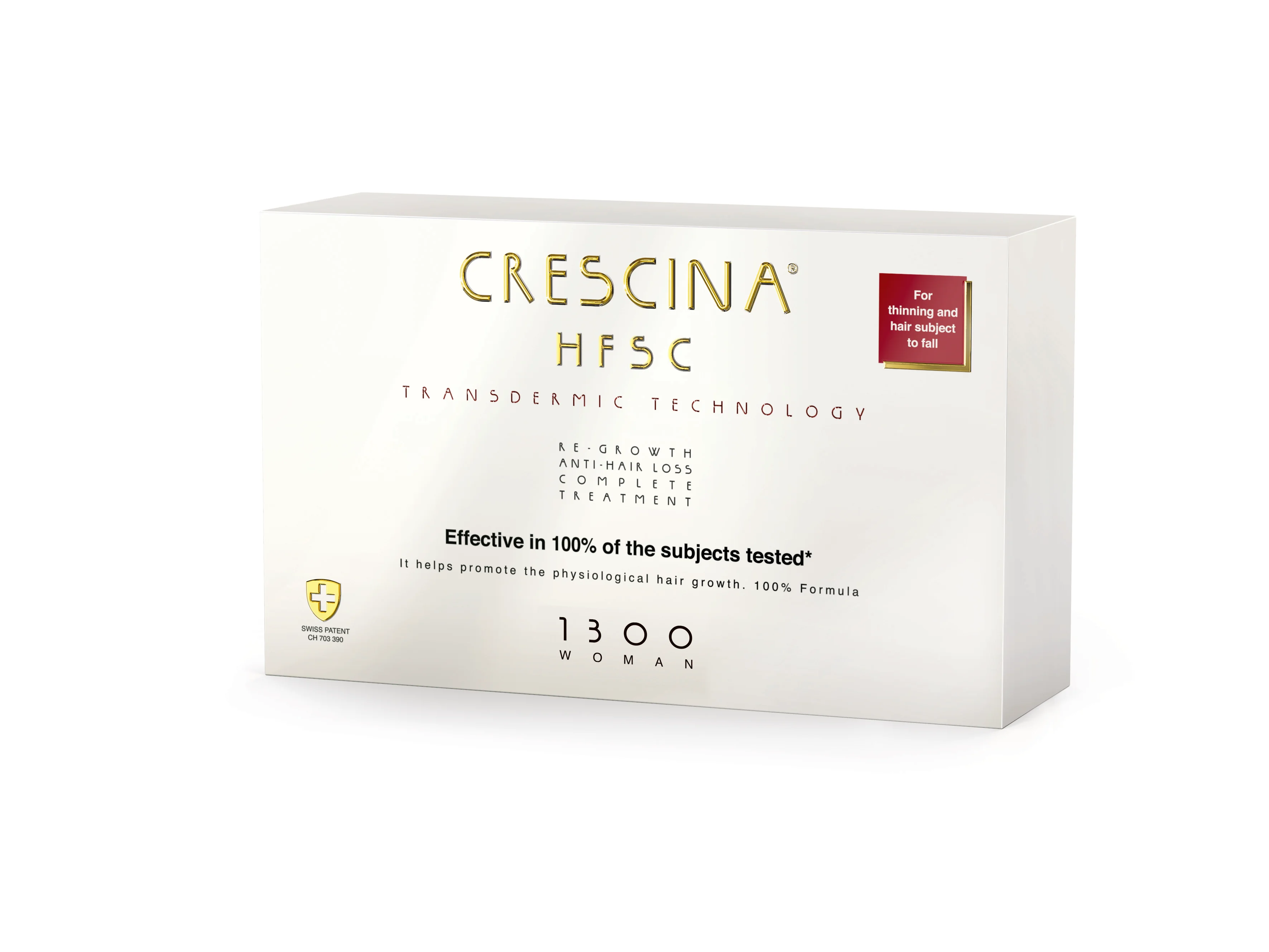 Labo Cosprophar Kompletná starostlivosť na obnovu rastu vlasov a proti vypadávaniu vlasov (stupeň 1200) - žena, 40×3,5 ml 40×3,5 ml, starostlivosť na obnovu rastu vlasov