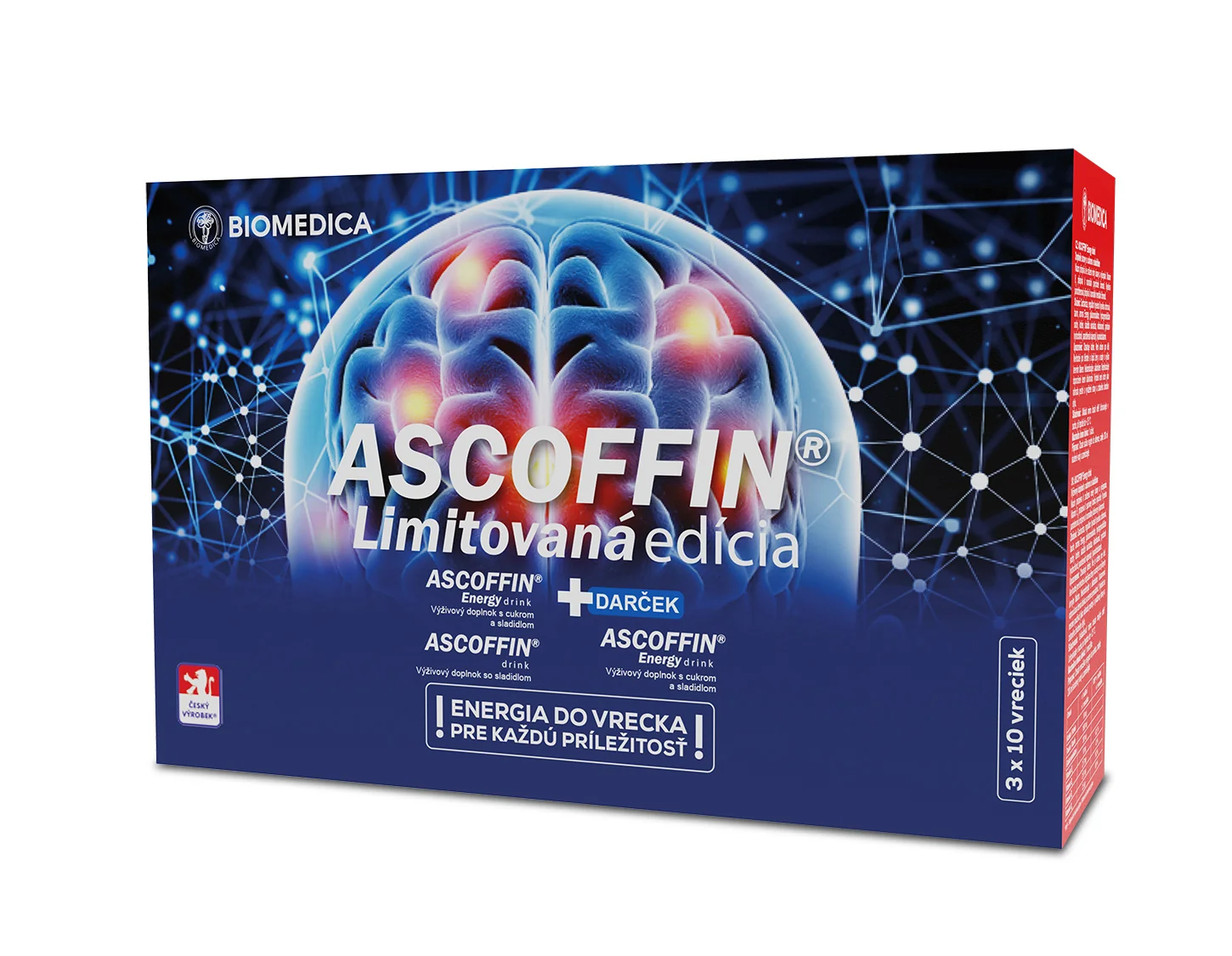 Biomedica ASOFFIN® Limitovaná edícia 2x10 vreciek + DARČEK 1x10 vreciek 2×10 ks + DARČEK 1x10 ks