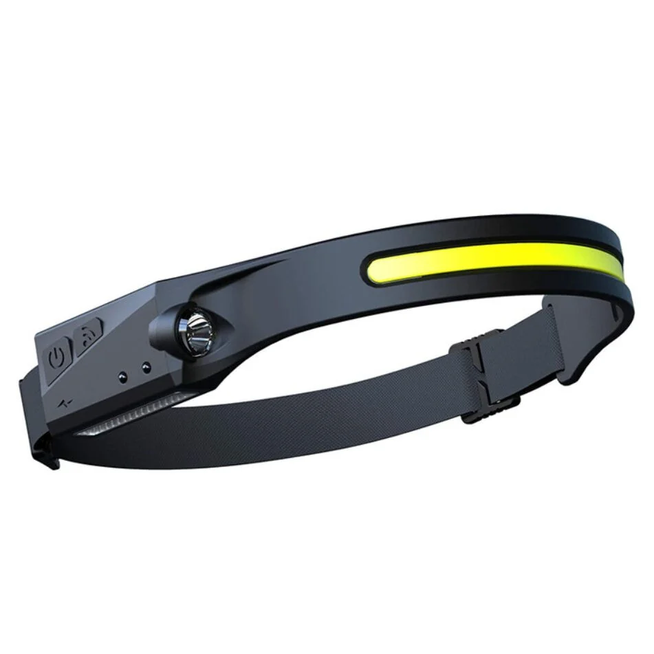 MG Headlamp čelovka 1200mAh 350lm, čierna 