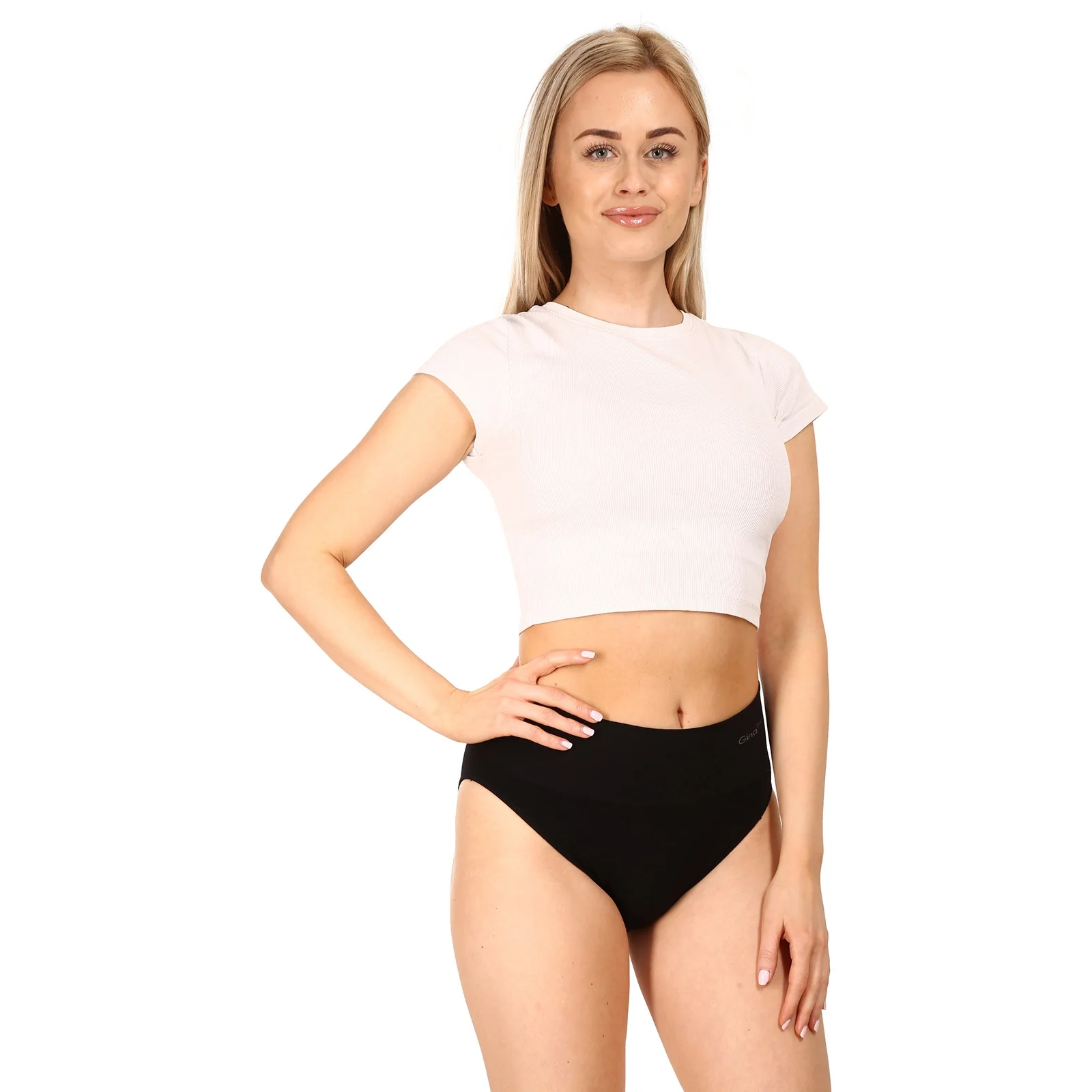 Dámske sťahovacie nohavičky Gina čierne (00035) L