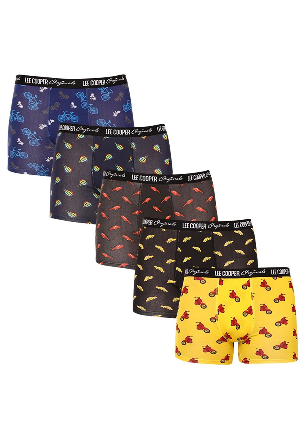 5PACK pánske boxerky viacfarebné (LCU3200700E-1763083) M