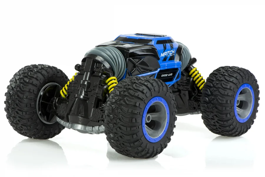 Obojstranné RC auto 47 cm modré