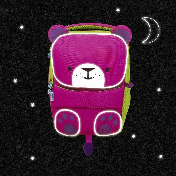 Trunki Toddlepak Batoh, Macko Betsy, ružový 1×1 ks