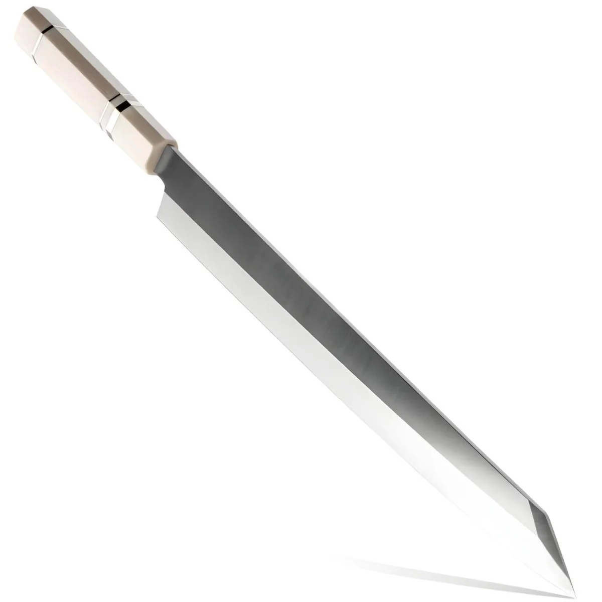Kuchynský nôž Kiritsuke/47,5cm Prémiový nôž s bielou rukoväťou