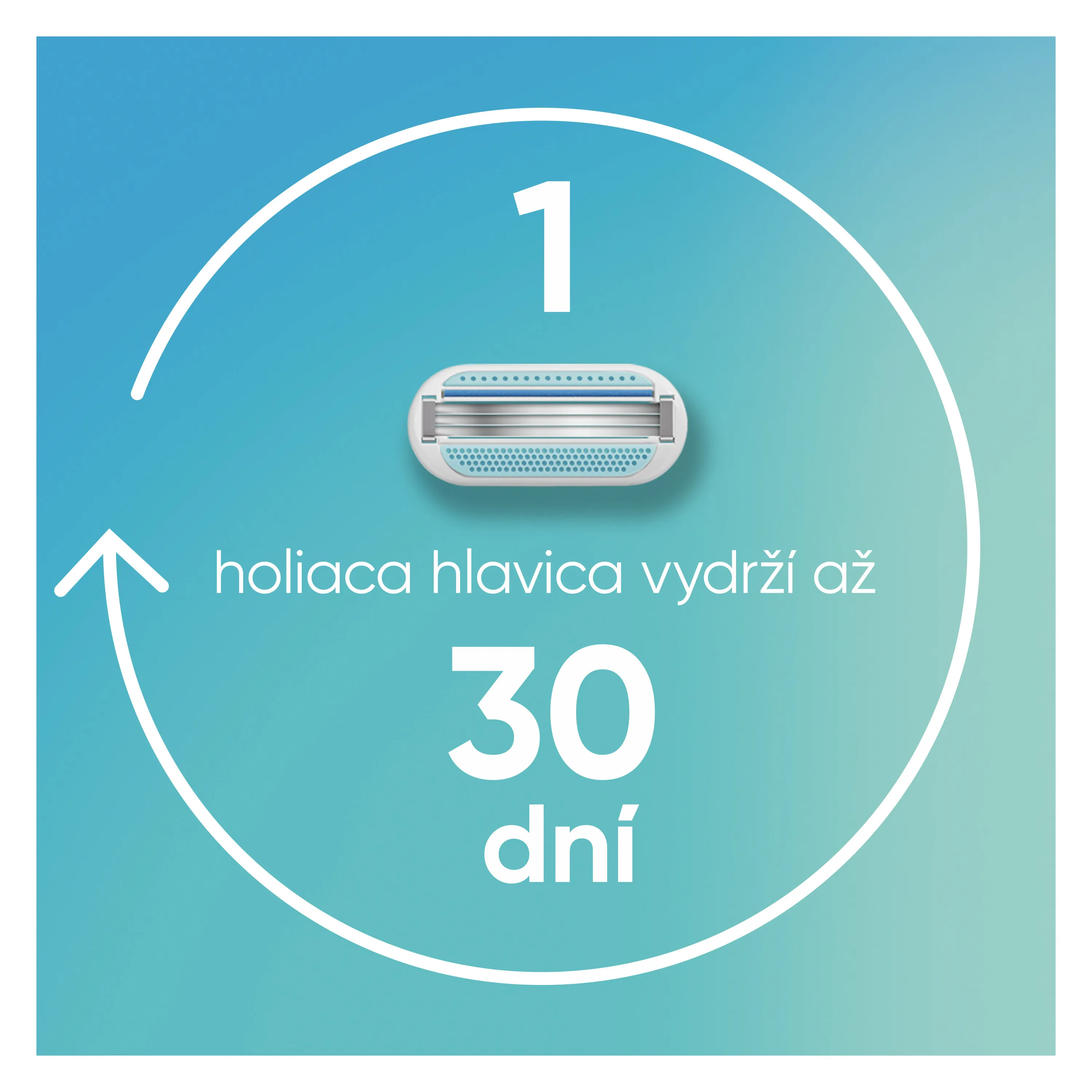 Gillette Venus Smooth náhradné holiace hlavice +4 náhradné holiace hlavice 1 set