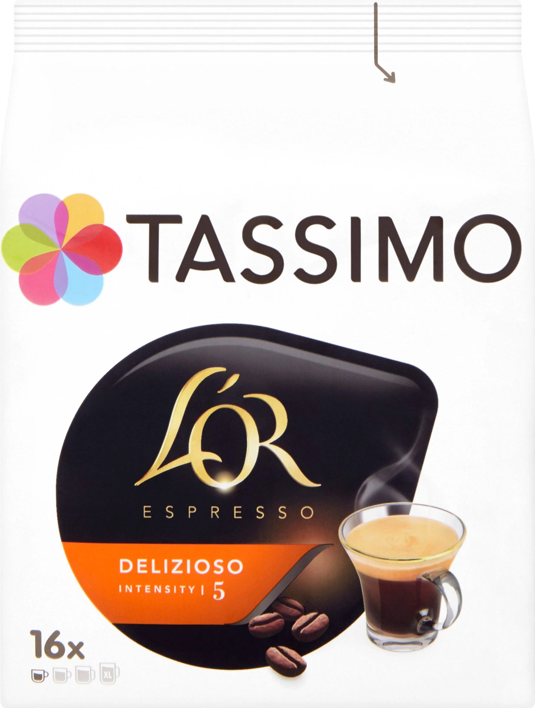 Tassimo L'or Delizioso 1×16 ks, kávové kapsuly