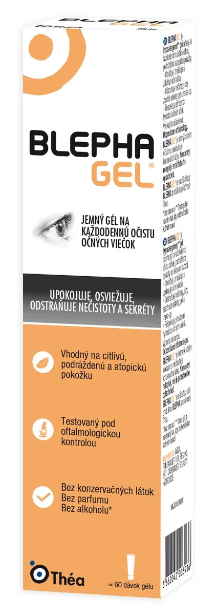 BLEPHAGEL Sterilný gél na hygienu viečok a rias 1×30 g, hypoalergénny
