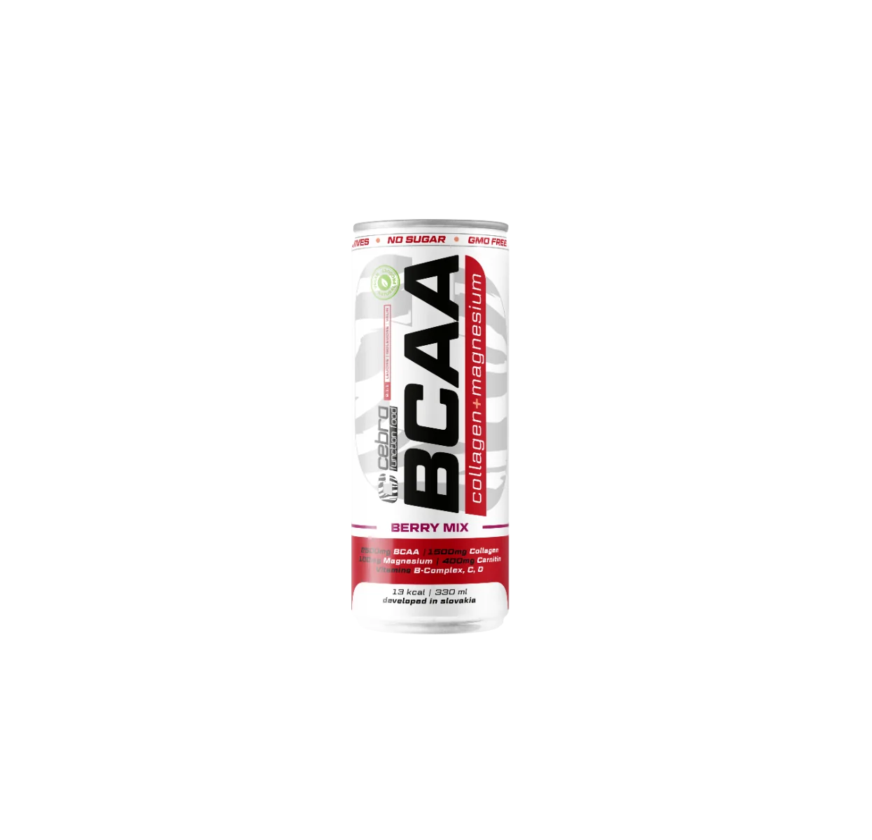 OSHEE Vitamínová voda s BCAA Berry mix 1×330 ml, vitamínová voda