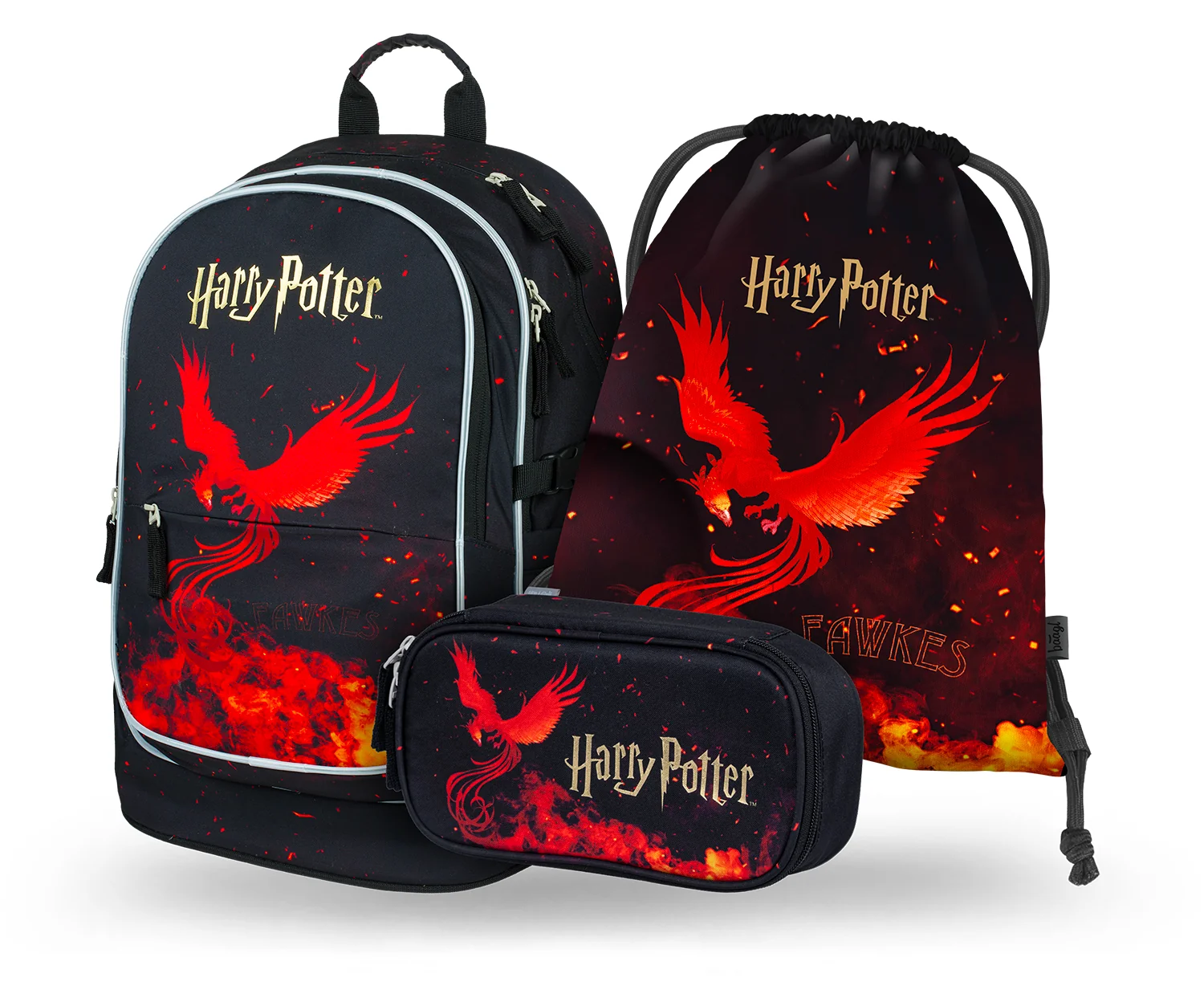 Baagl školská sada 3-dielna Core Harry Potter Fénix