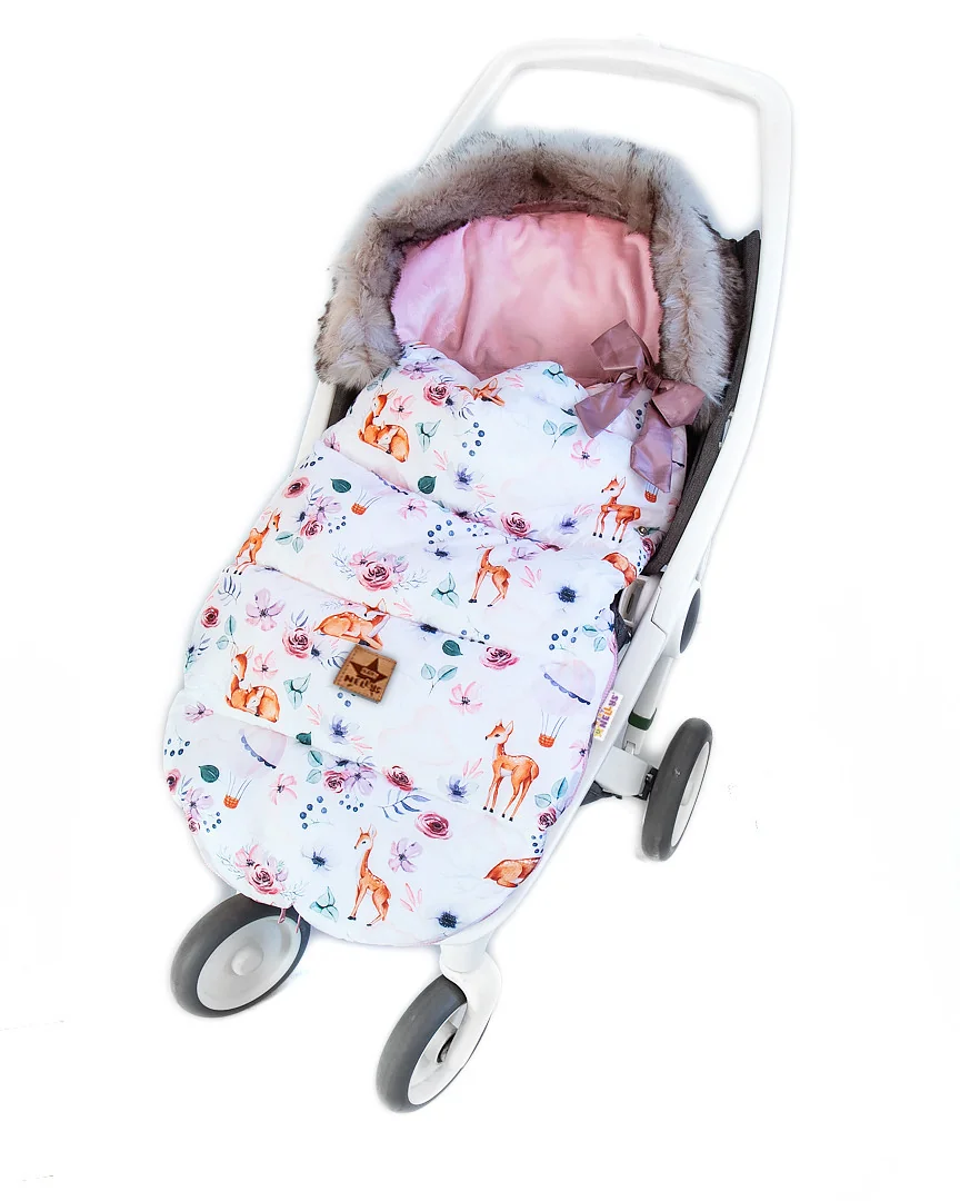 Detský fusak maxi PREMIUM Srnka 110x50cm + rukávník zadarmo